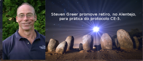 Steven Greer pela primeira vez em Portugal